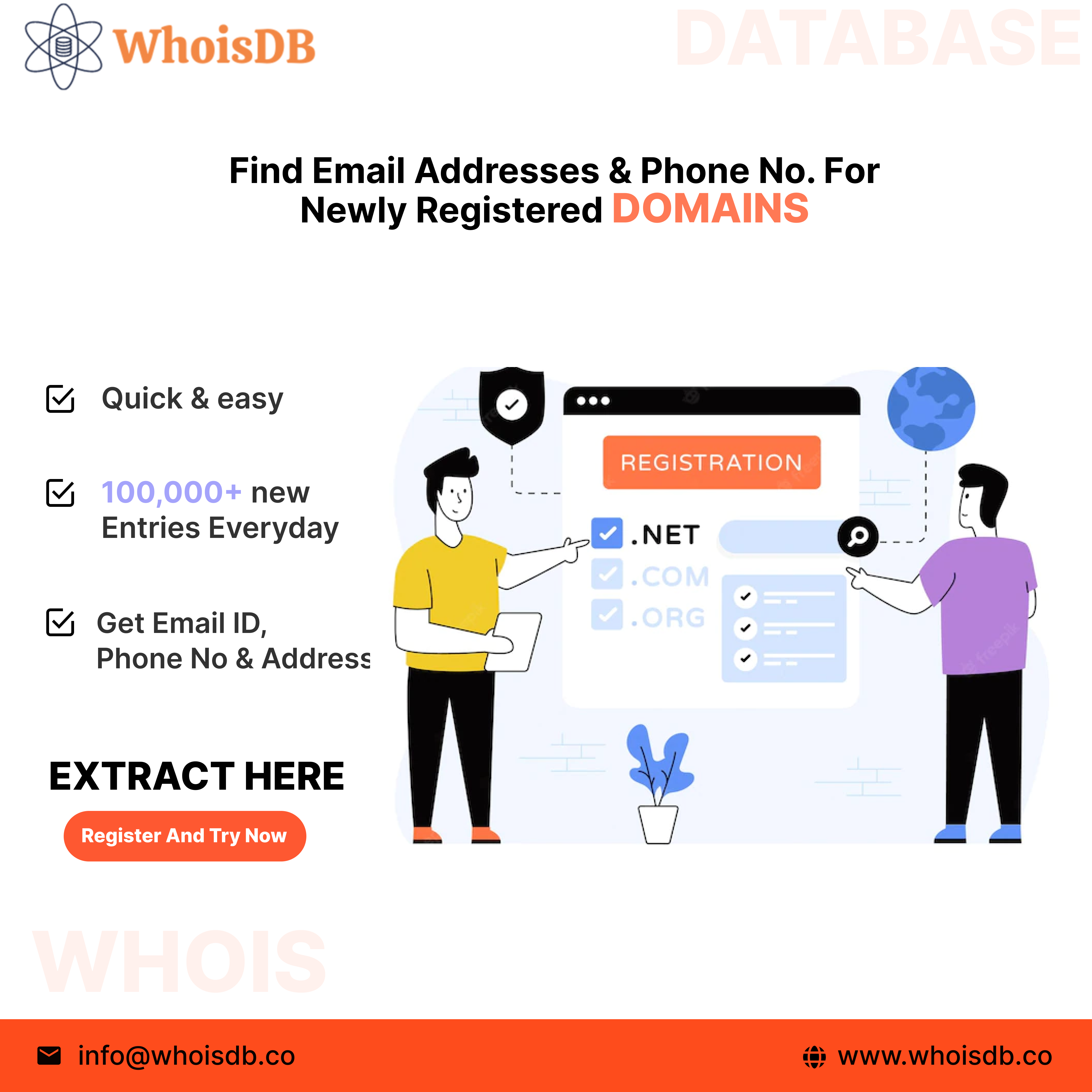 WHOIS DB- WHOIS数据库下载媒体5