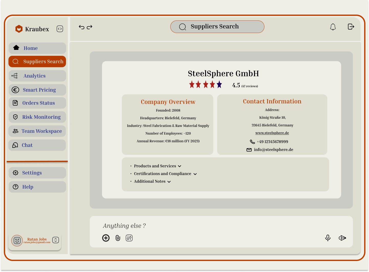 وسائط Kraubex AI - AIGEC AI للمشتريات 3