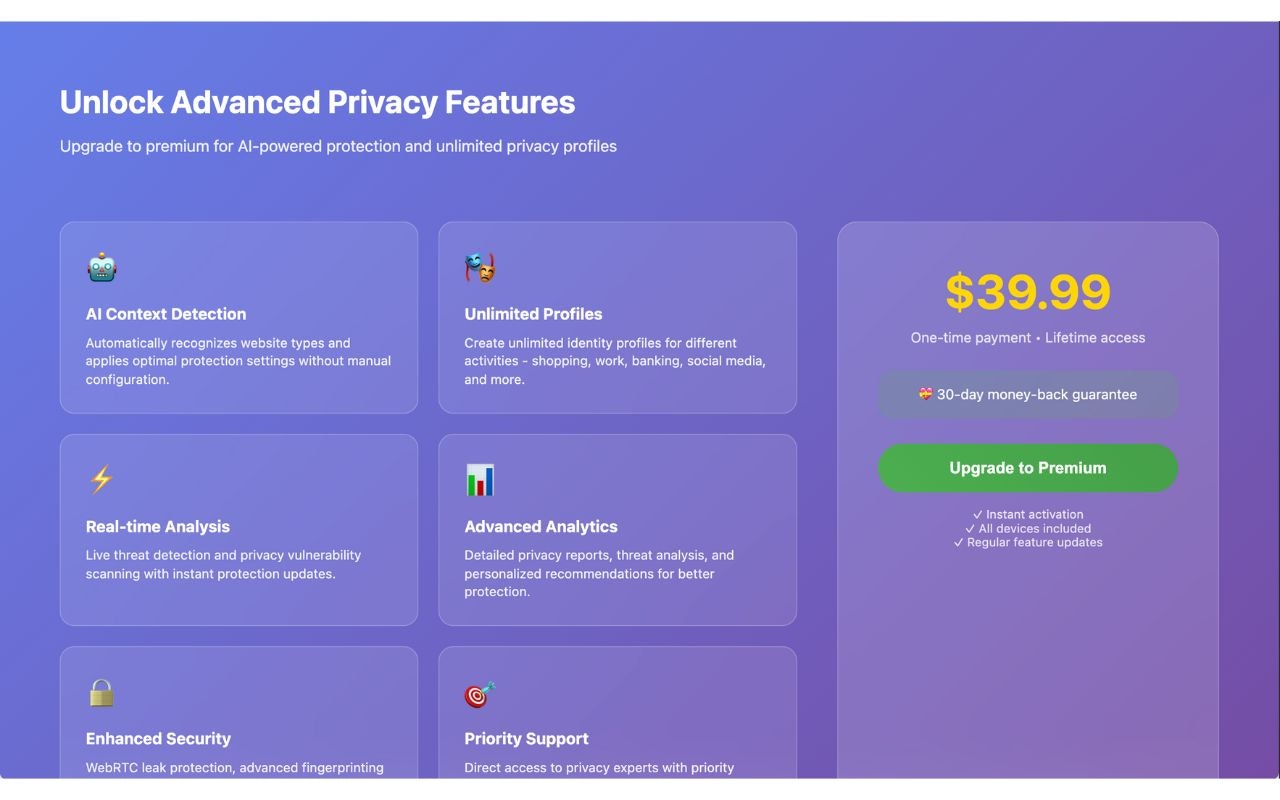 Media VEIL is an intelligent browser extension - Smart Privacy That Adapts To Your Digital World 3