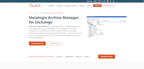 Metalogix Archive Manager for Exchange gallery image