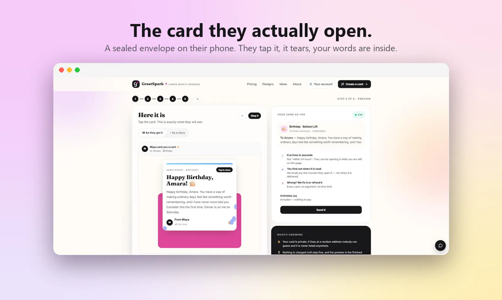 GreetSpark screenshot 3