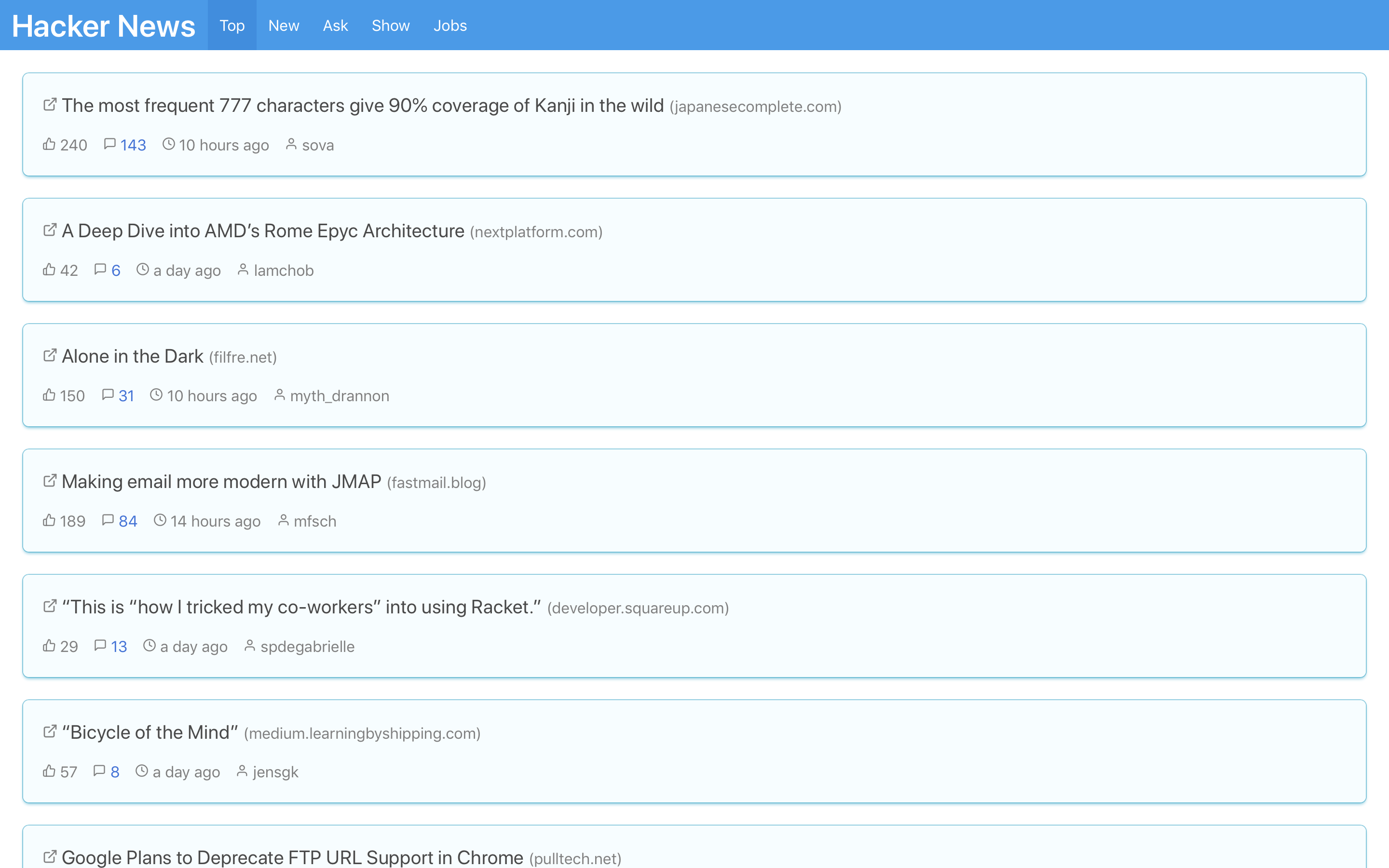 Hacker News Reader gallery image