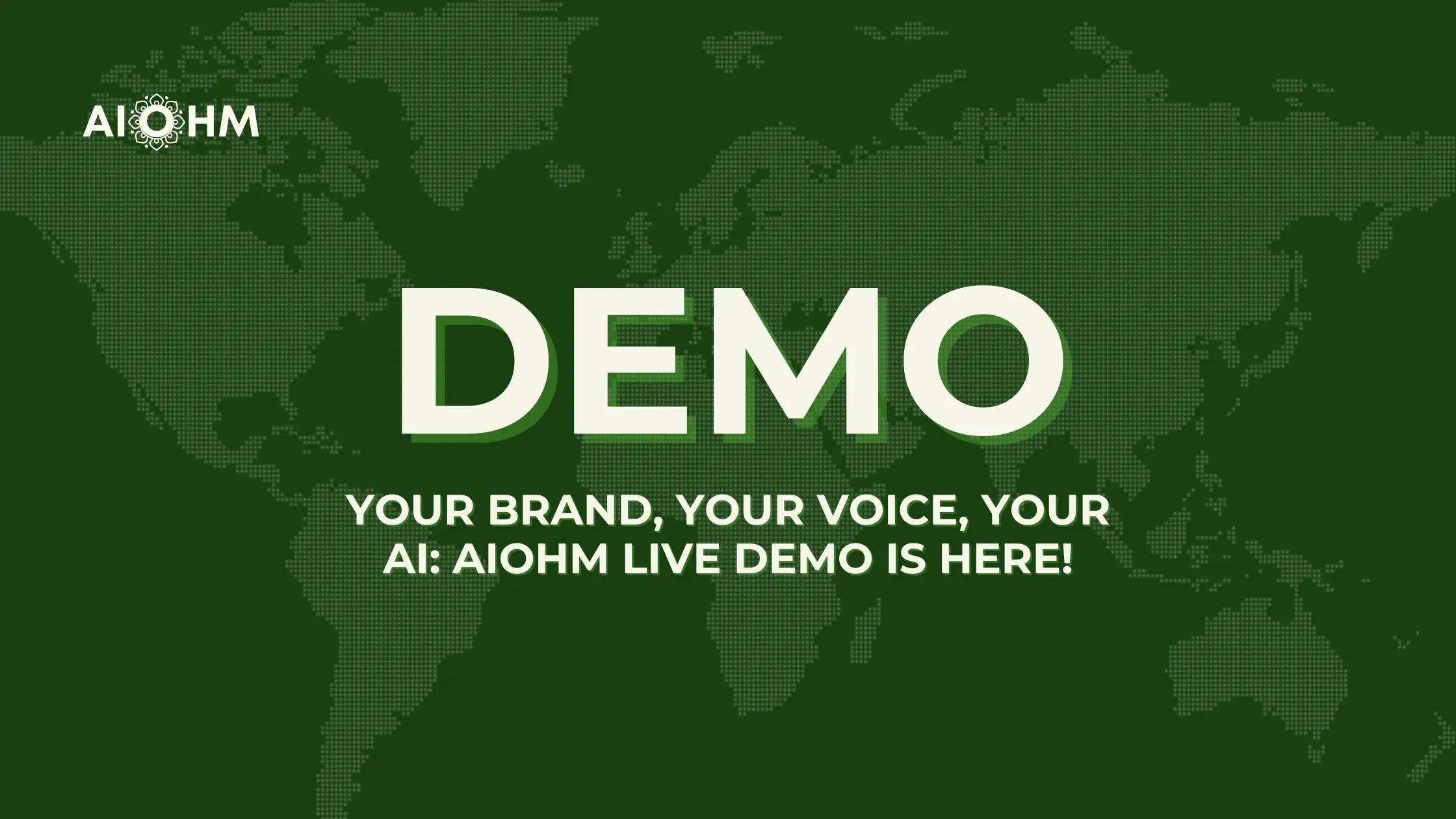 AIOHM Platform 제품 배너