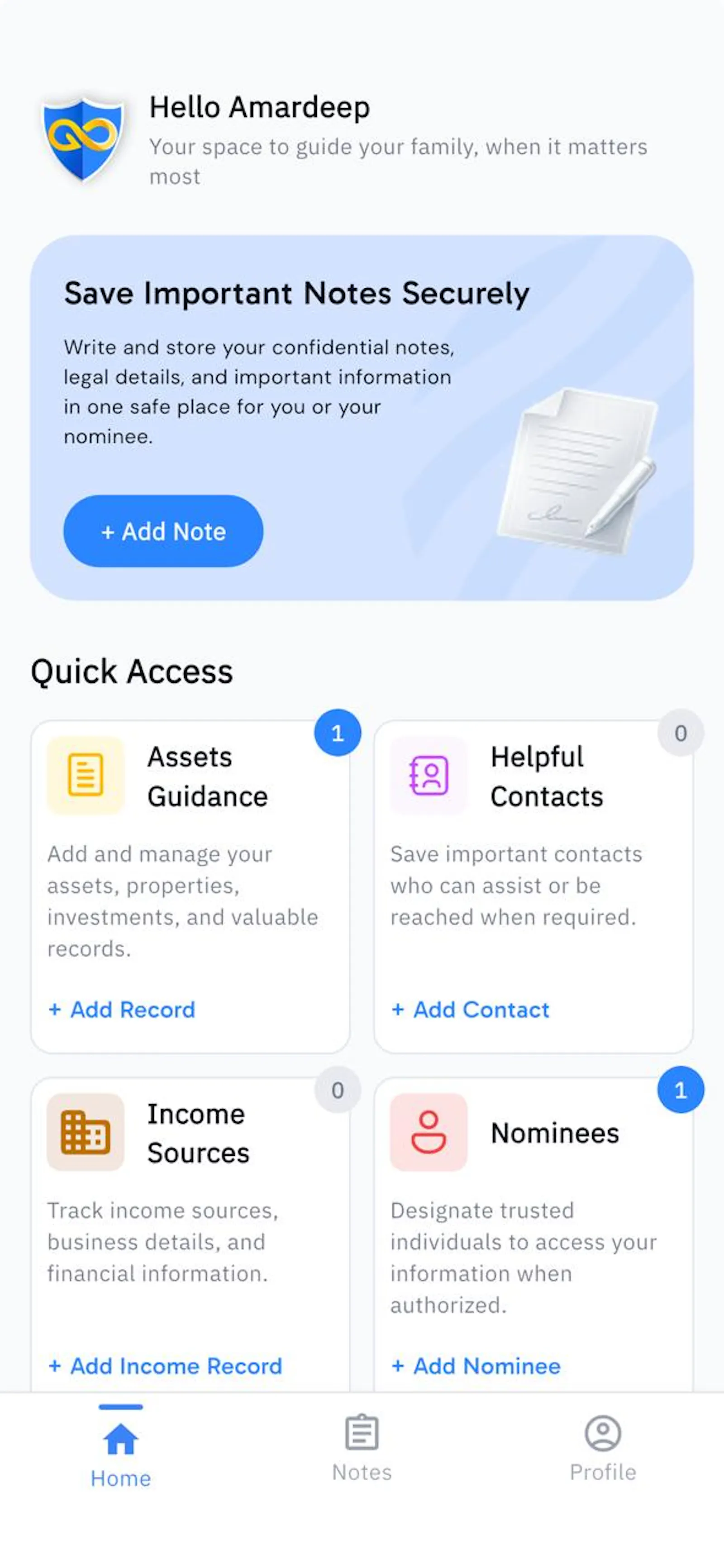 EternaSafe screenshot 1