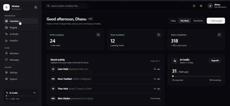 Nimbus Core screenshot 2