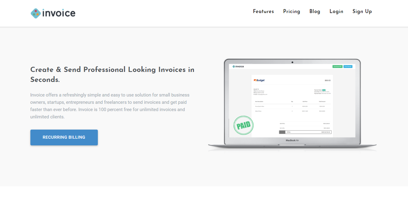 InvoiceApp Image