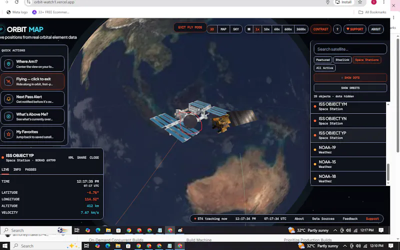 OrbitMap screenshot 2