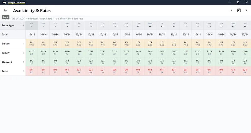 HospiCore PMS - Hotel Management System screenshot 3