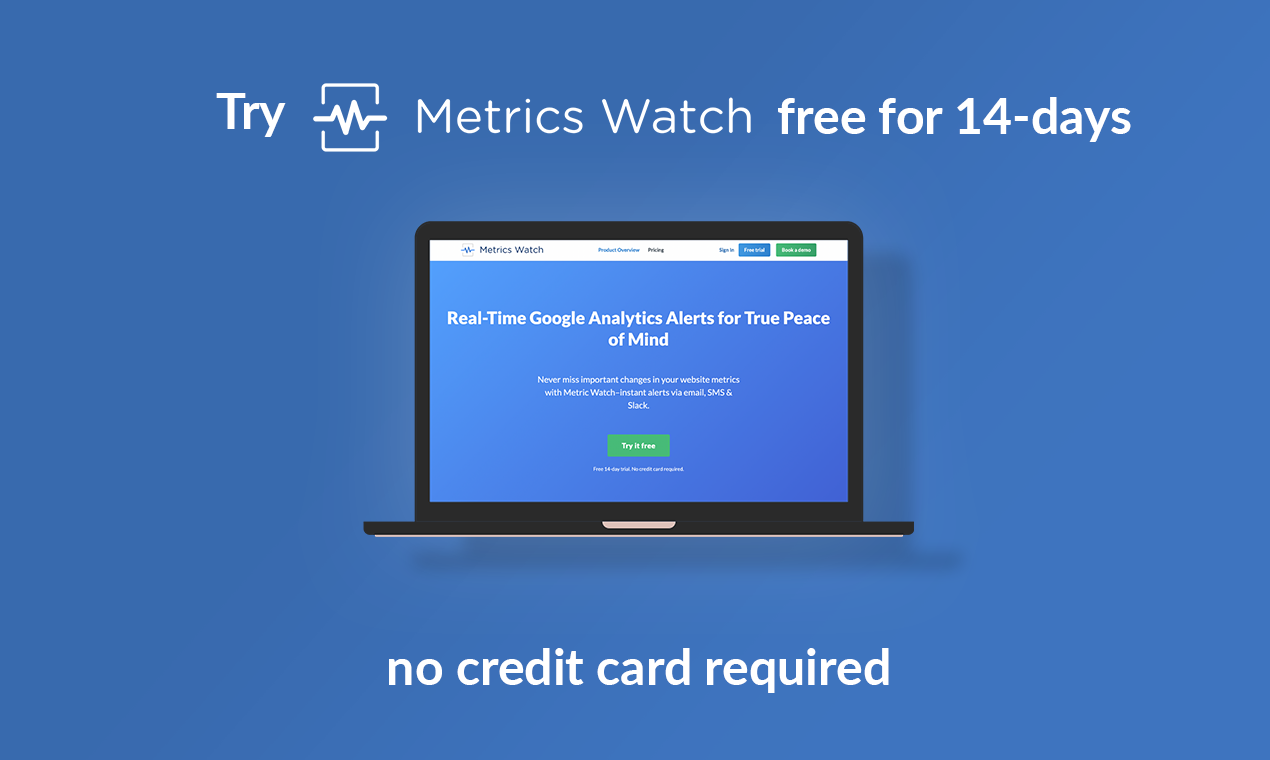 MW의 실시간 Google Analytics Alerts - 메트릭의 중대한 변경에 대한 즉각적인 경고를 얻으십시오 미디어 10