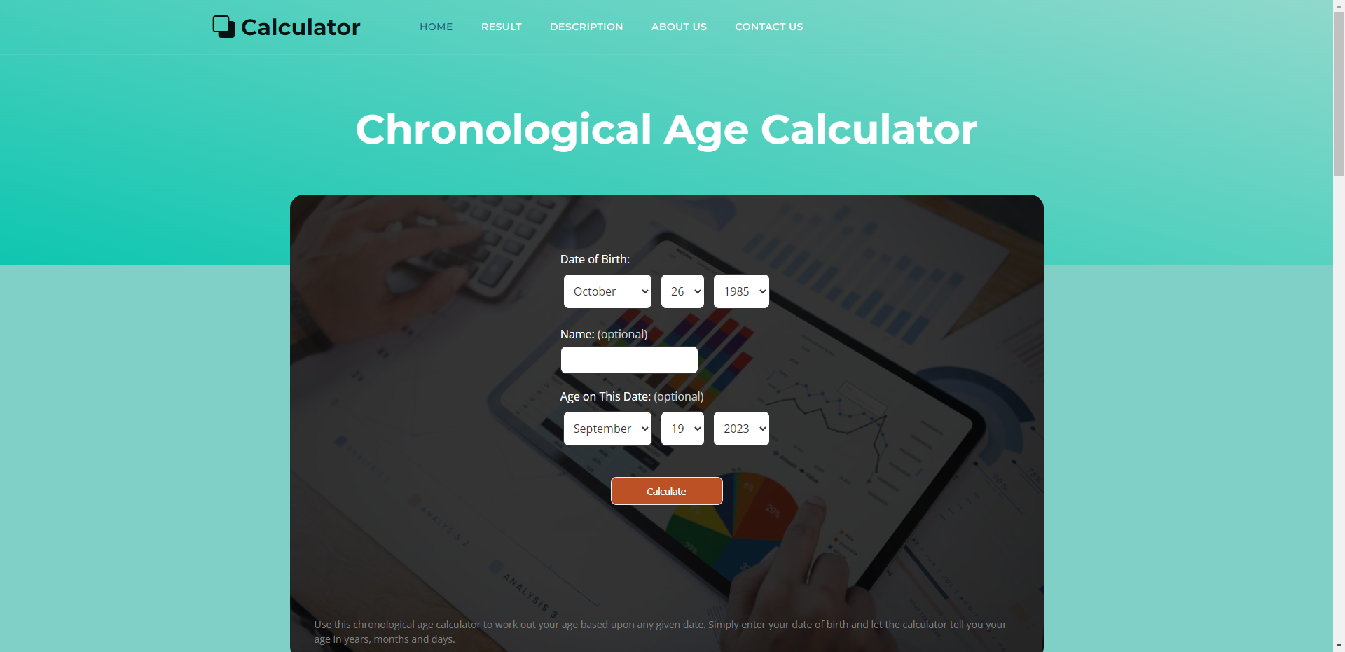 Mídia 1 de Calculadora de idade cronológica