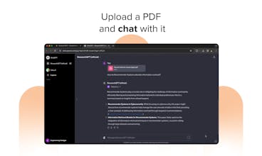 Ein Screenshot, der die nahtlose Integration von PDFs in den Prozess der Erstellung von ResearchGPT-Anfragen zeigt.