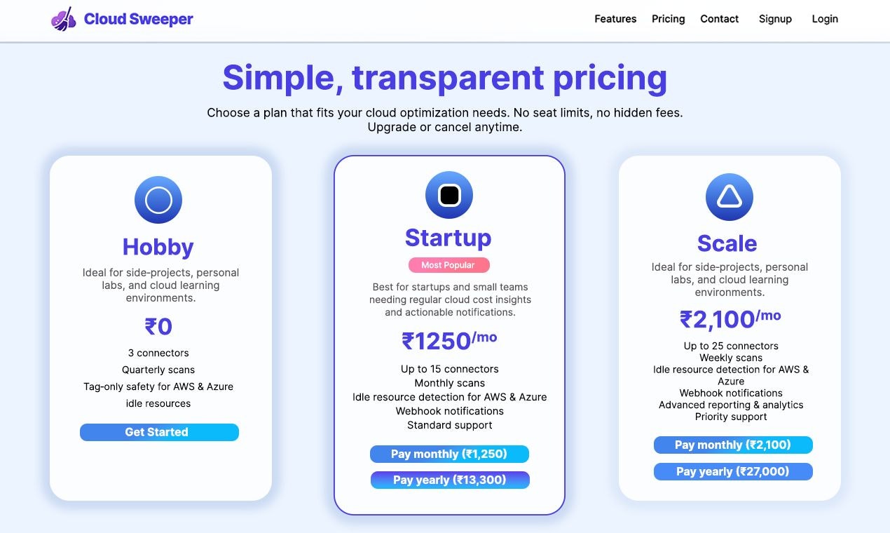 क्लाउड स्वीपर - आपका क्लाउड फिनोप्स एजेंट - निष्क्रिय संसाधनों के लिए भुगतान करना बंद करें मीडिया 5