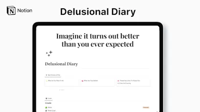 Delusional Diary - Manifestation Journal gallery image