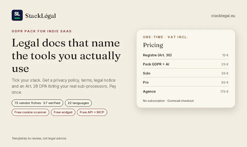 StackLégal screenshot 1