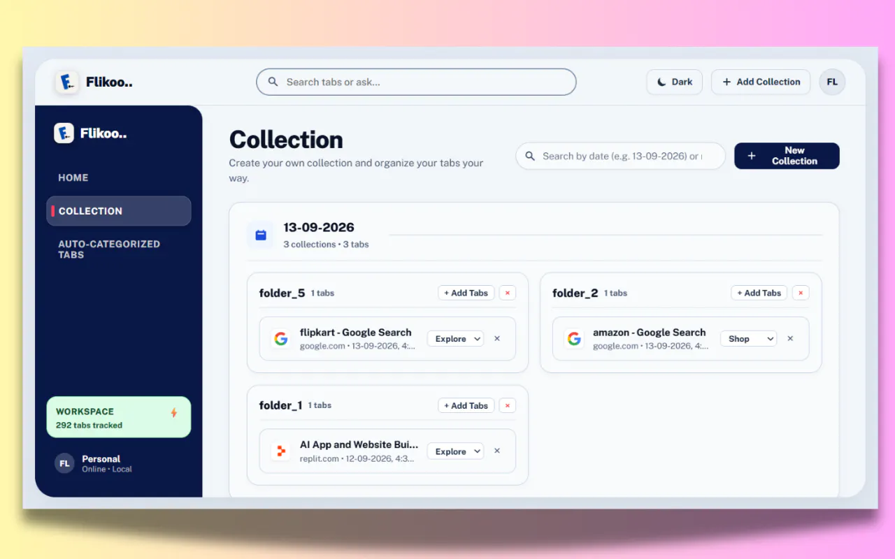 Flikoo.. - Persistent Tab Manager gallery image