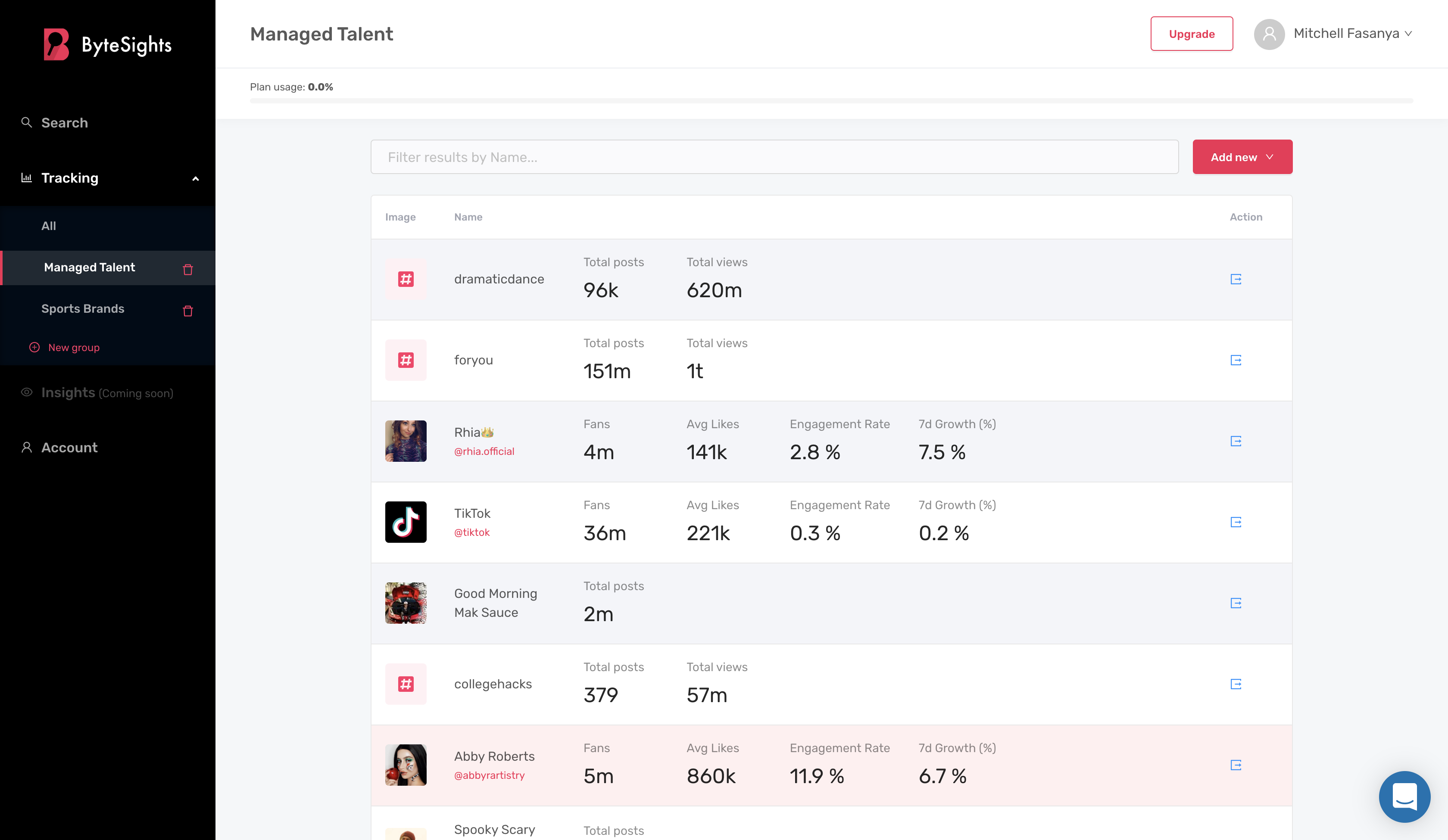 ByteSights - Find TikTok Influencers gallery image