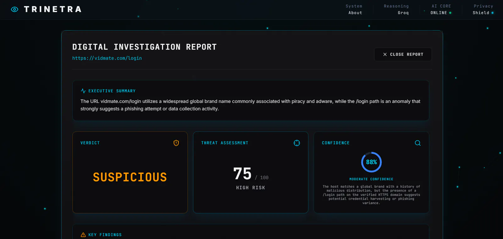 TRINETRA screenshot 7
