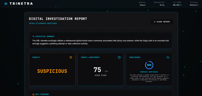 TRINETRA screenshot 7