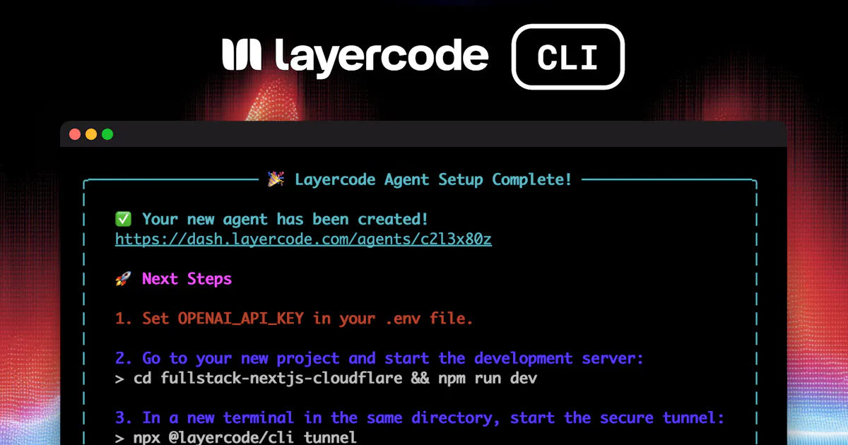 Layercode CLI