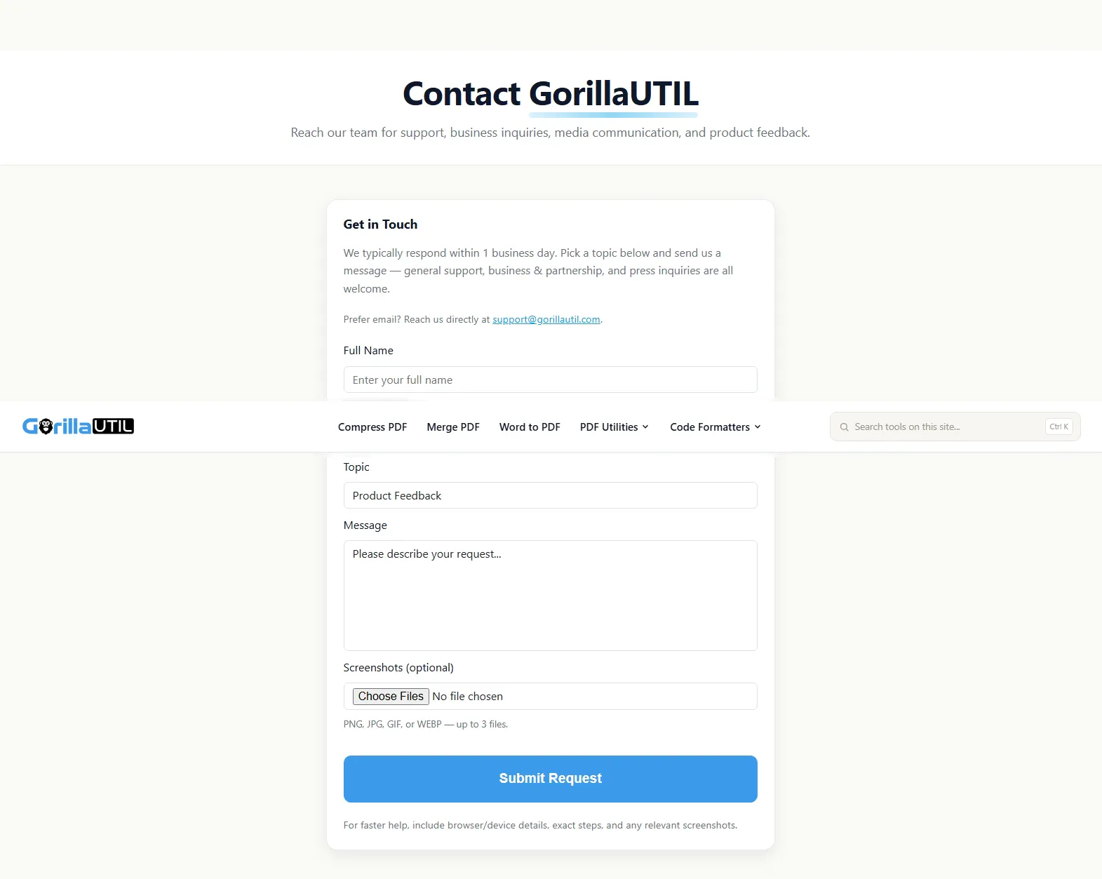 GorillaUTIL gallery image