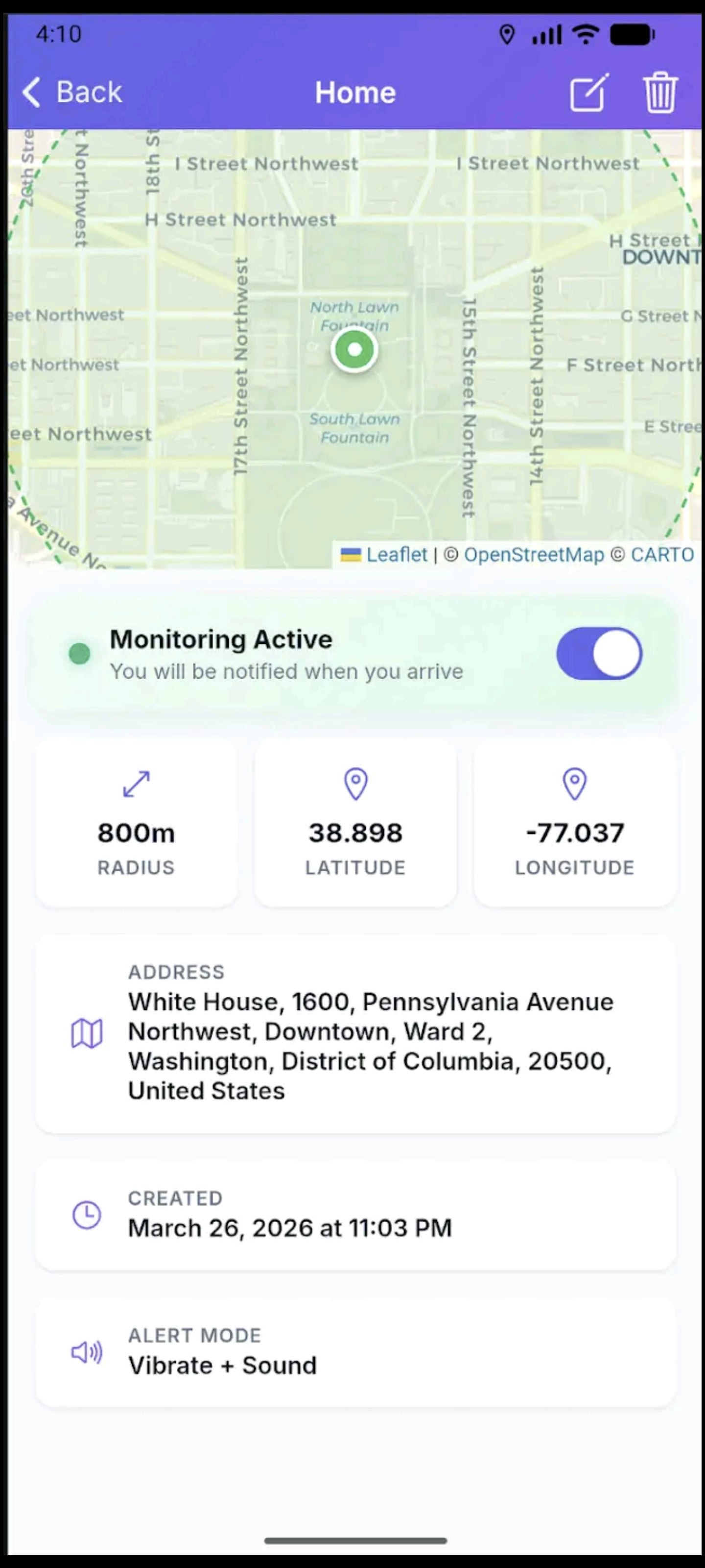 Alarm locator gallery image