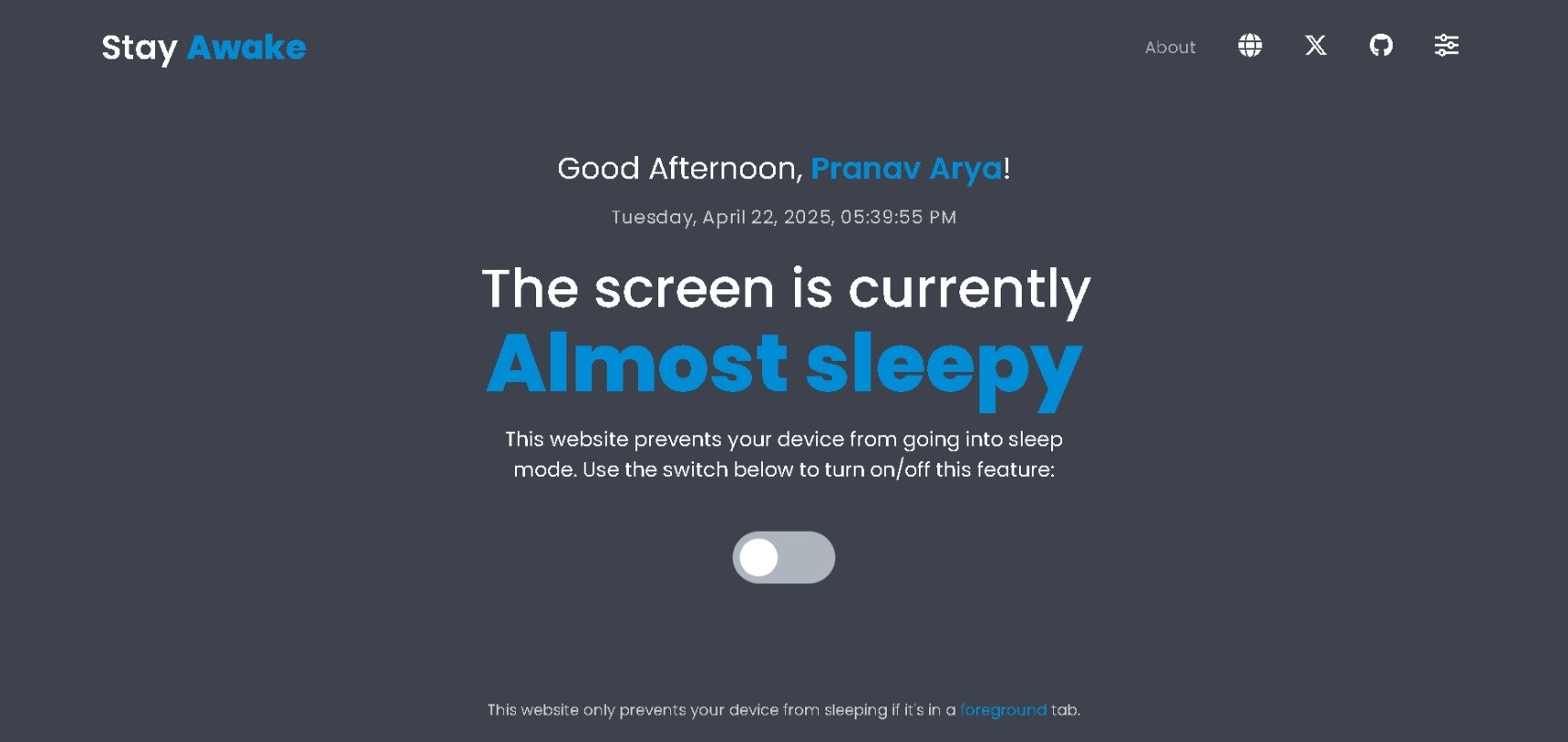 Stay Awake gallery image