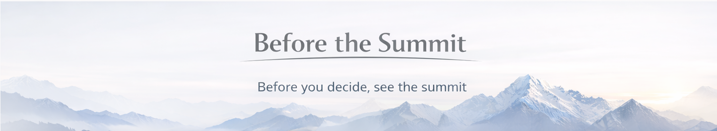 Before the Summit - Main product screenshot demonstrating key features and user interface