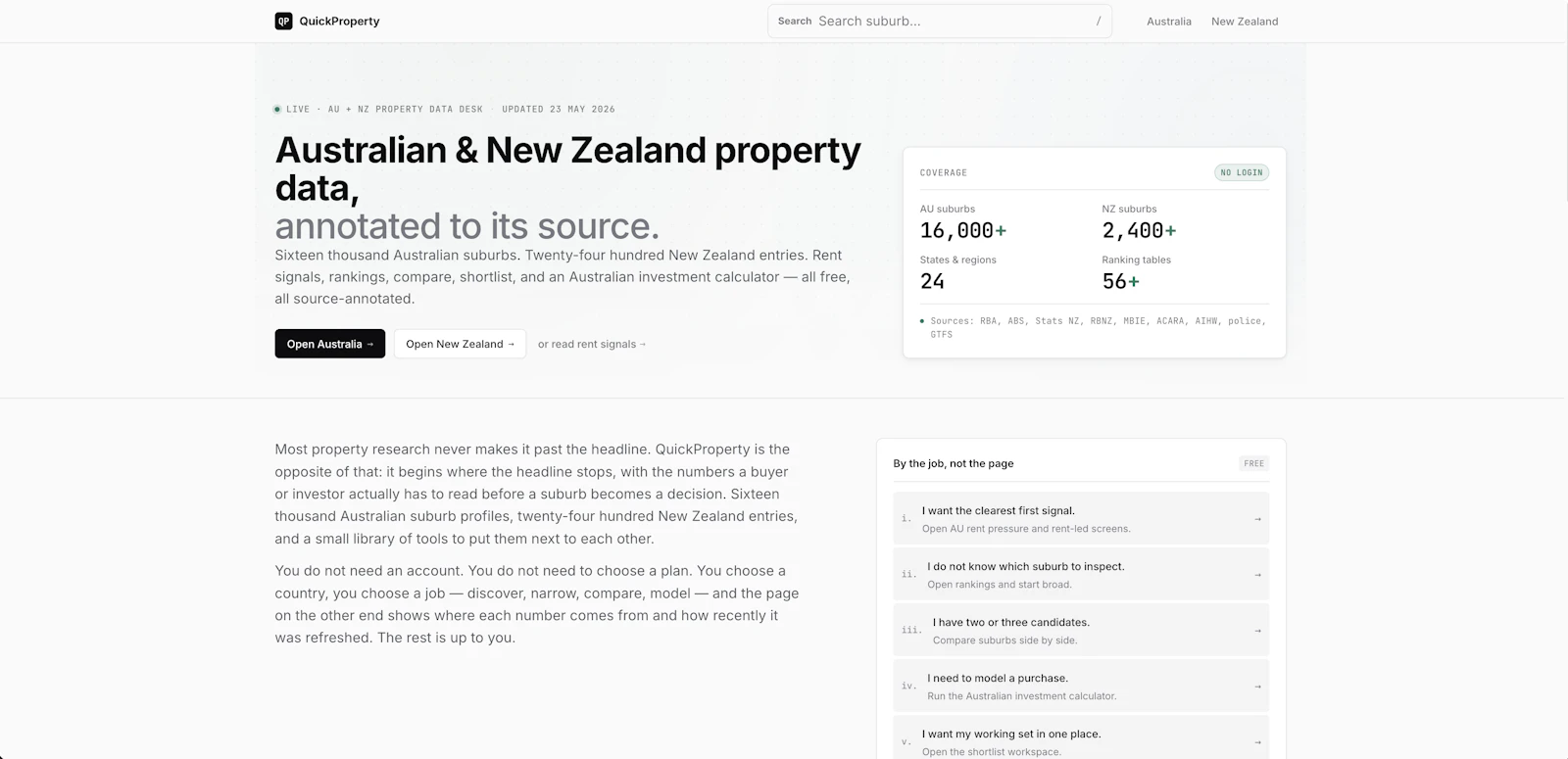 QuickProperty screenshot 2