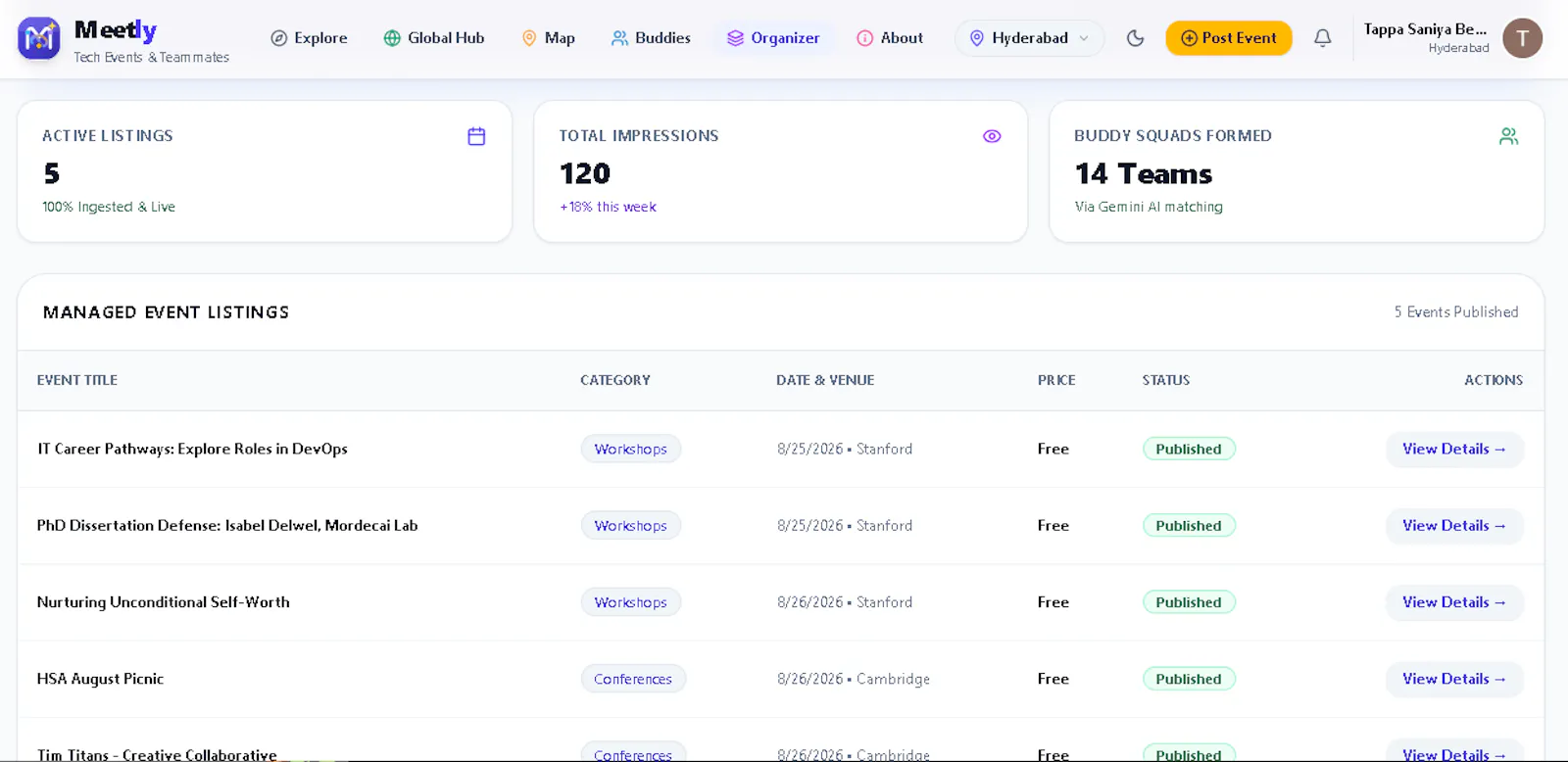 Meetly screenshot 5