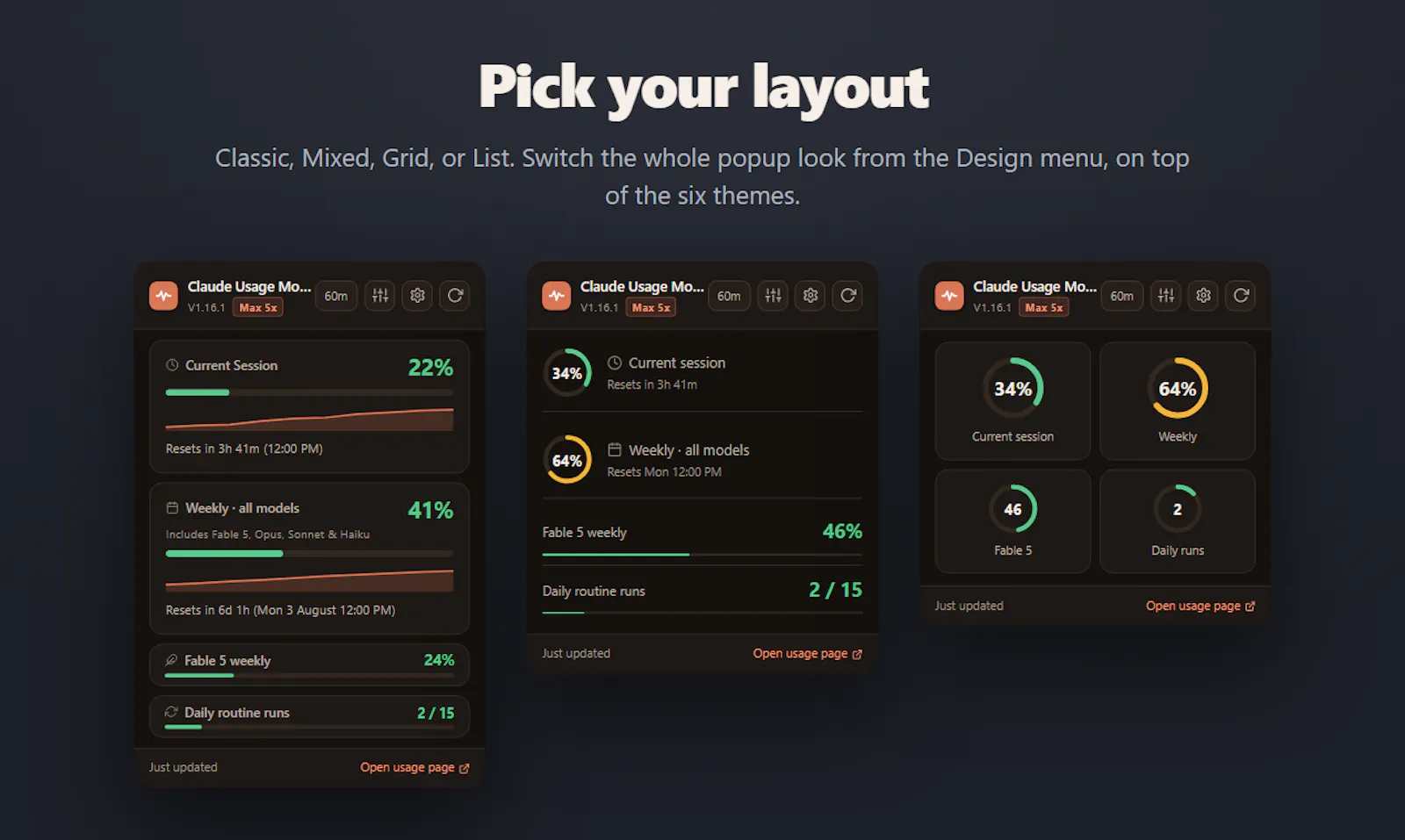 Claude Monitor screenshot 5