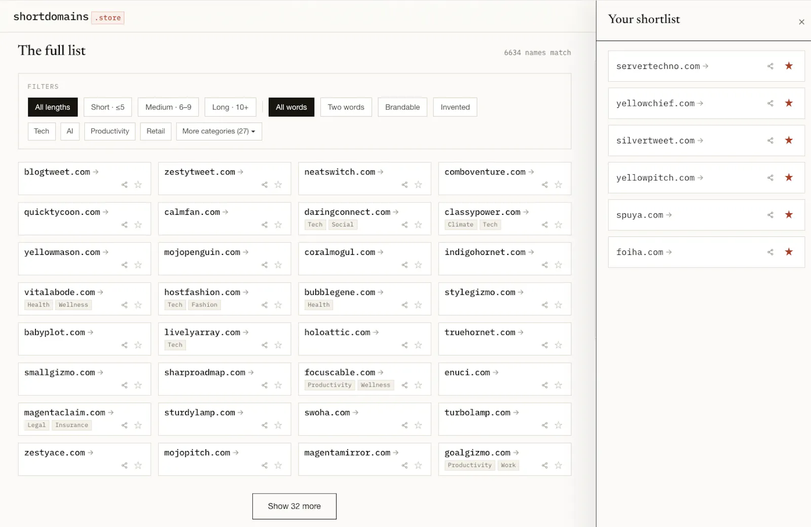 ShortDomains screenshot 3