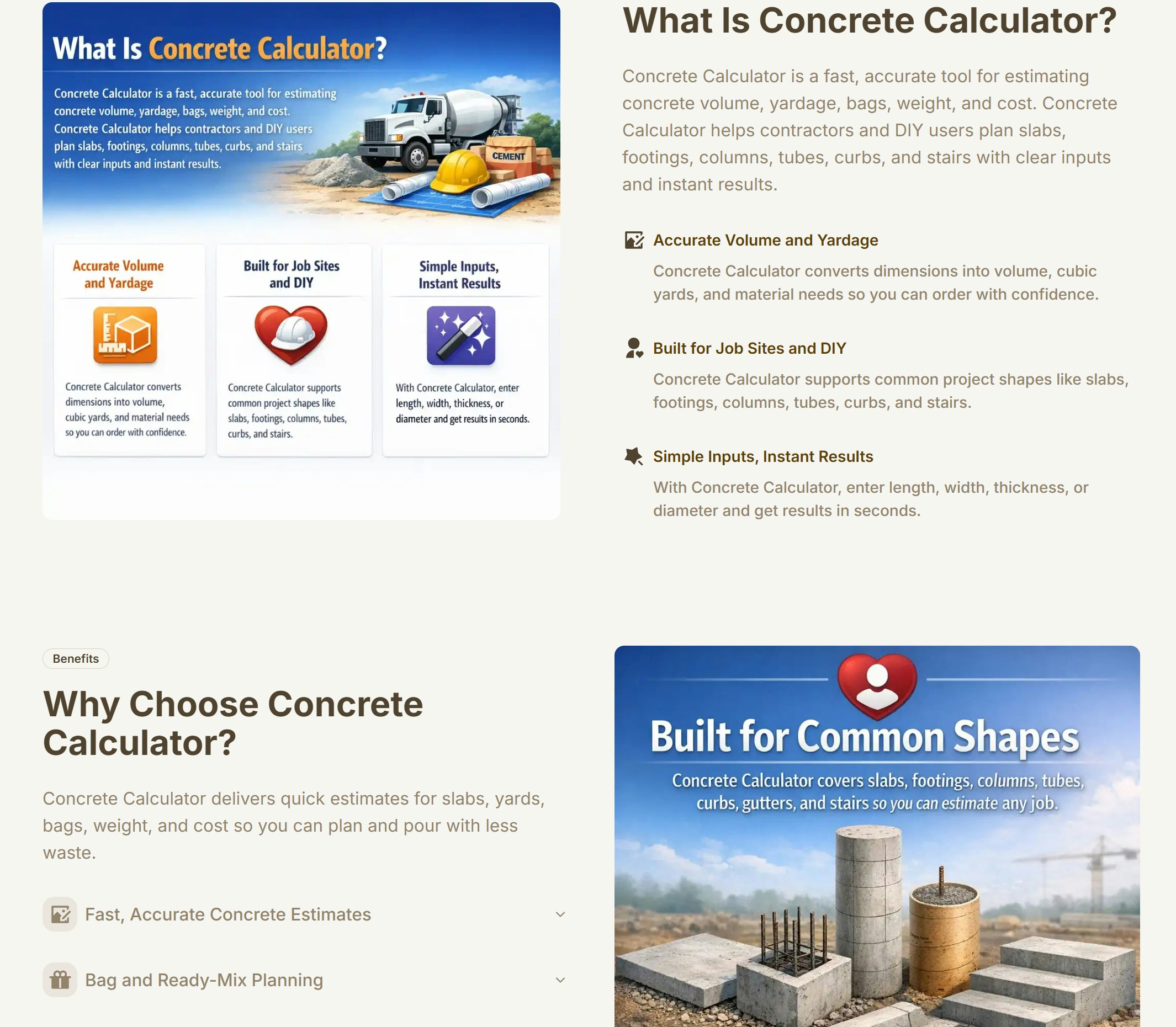 Concrete Calculator gallery image
