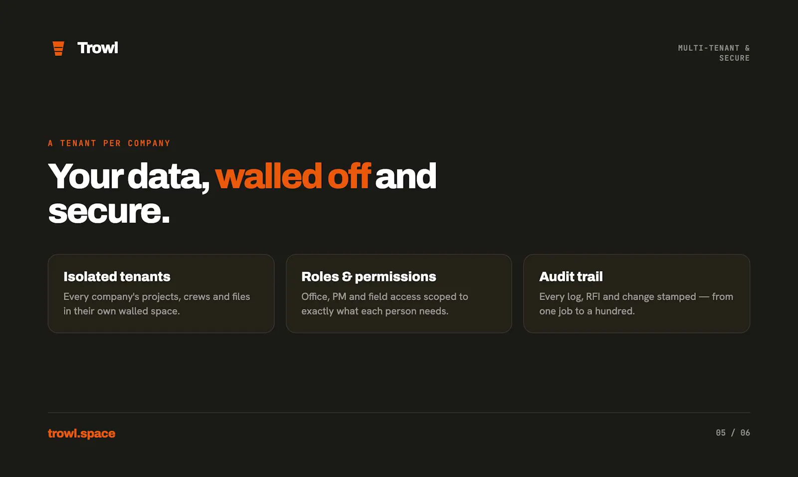 Trowl — Construction management screenshot 5