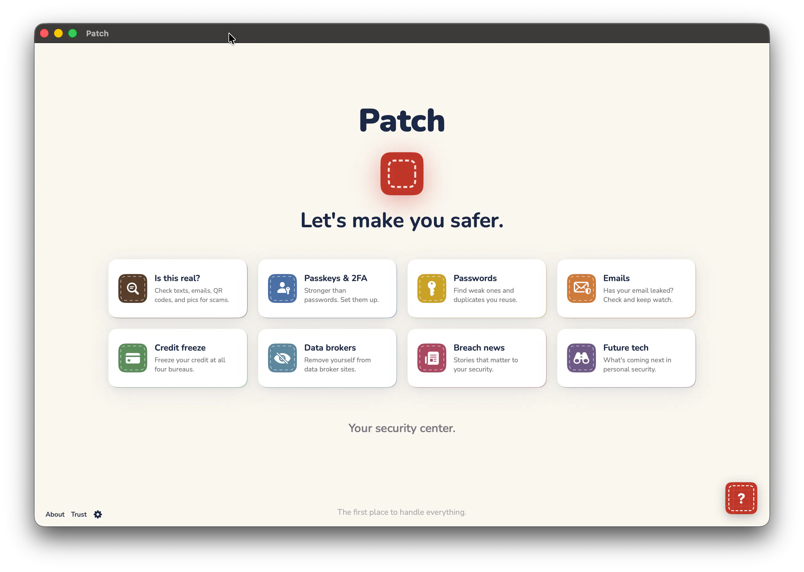 Patch — Your Security Center