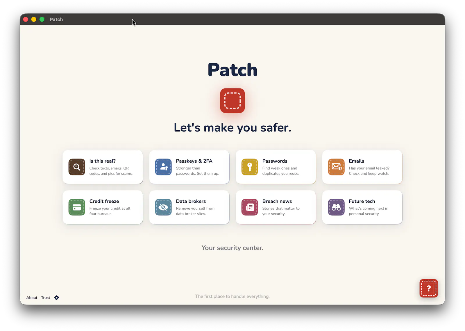 Patch — Your Security Center screenshot 2