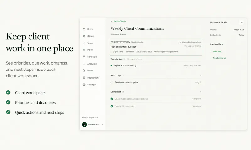 Luter — A calmer work OS screenshot 5