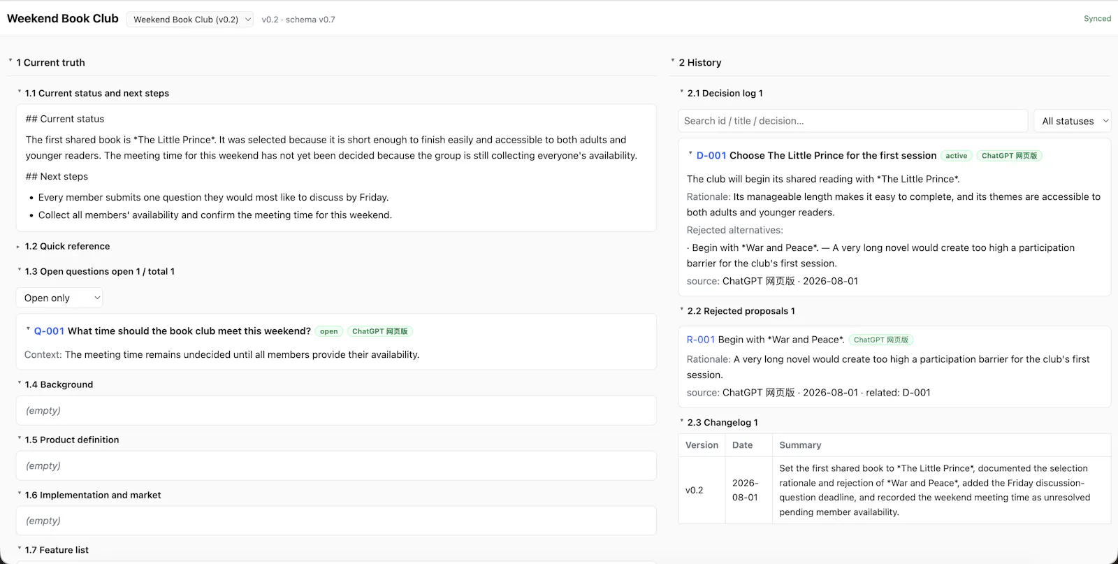 Projecord screenshot 3
