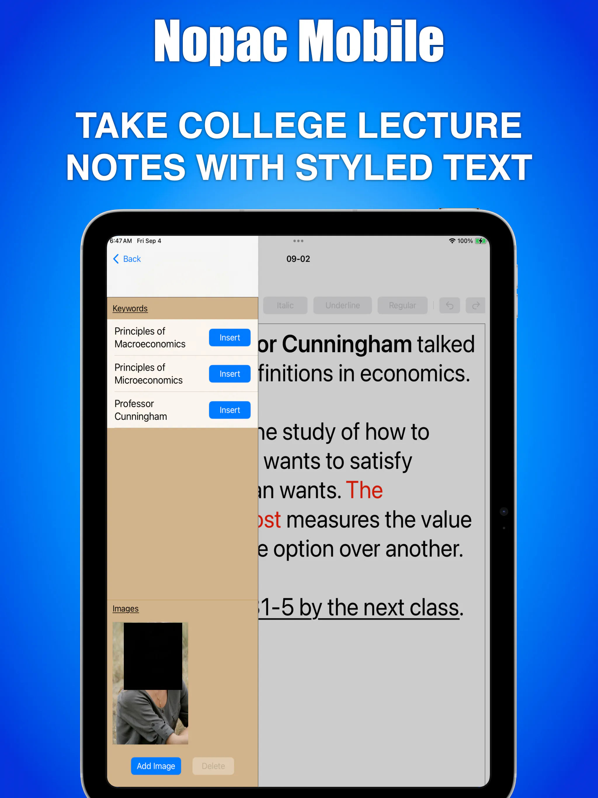 Nopac Mobile screenshot