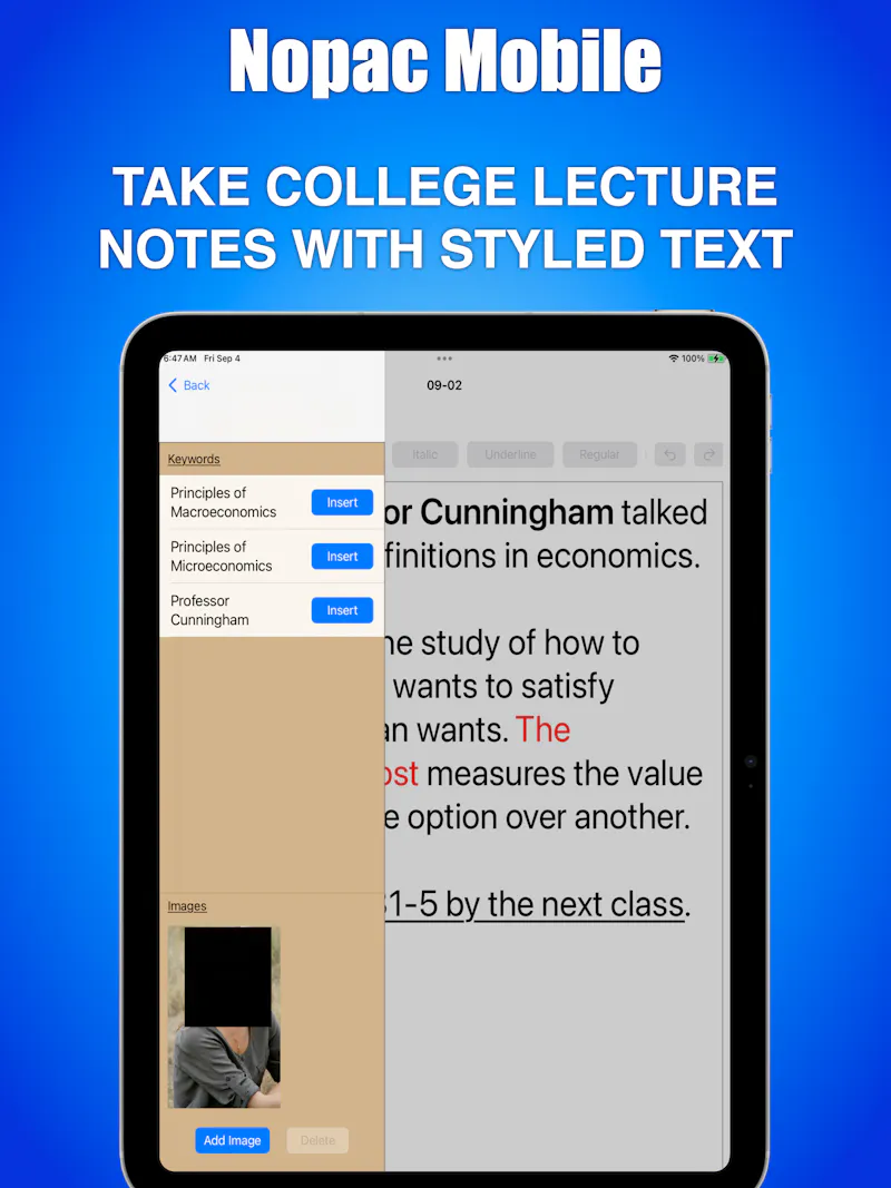 Nopac Mobile screenshot 1