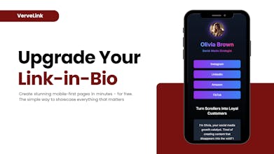 VerveLink - Your Link in Bio gallery image