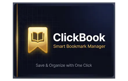 ClickBook AI - Bookmark & Task Manager logo