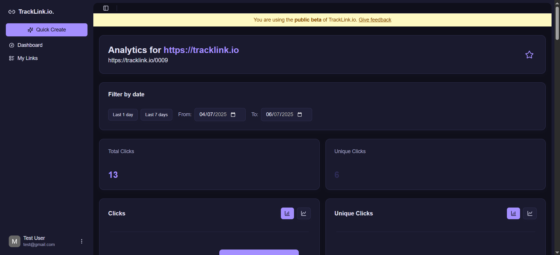 TrackLink.io - लिंक शॉर्ट मीडिया 3