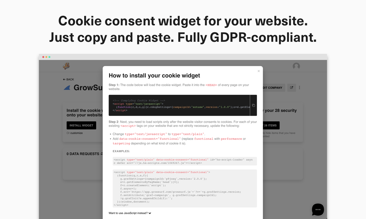 Complydog - Устроенный портал GDPR для вашего B2B SaaS медиа 6
