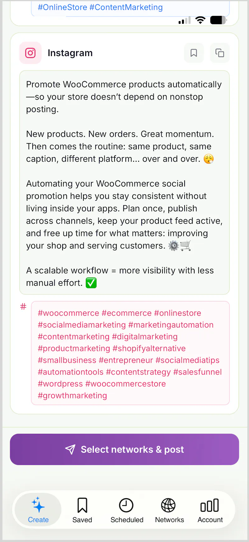 Mobile Social Media Publishing on the Go screenshot 7