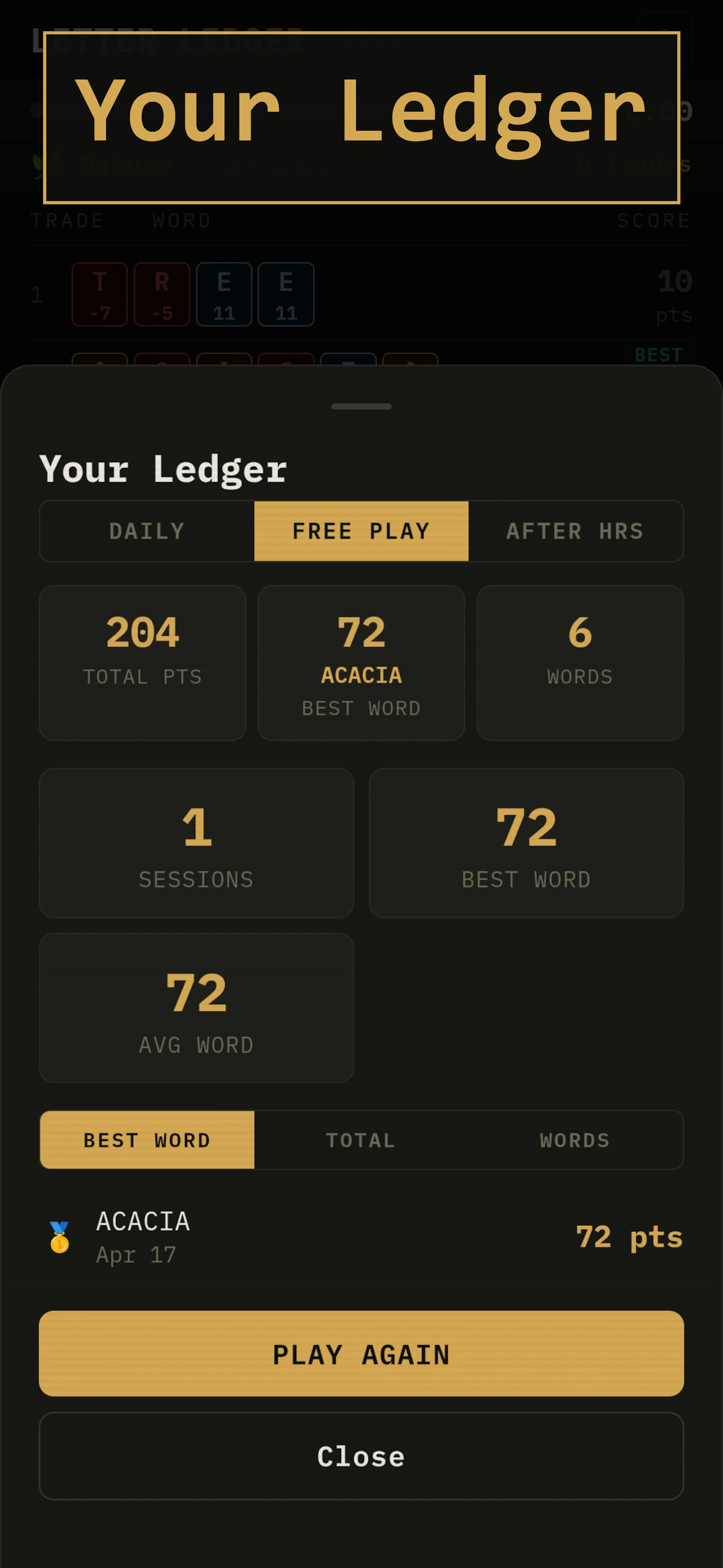 Letter Ledger screenshot 4