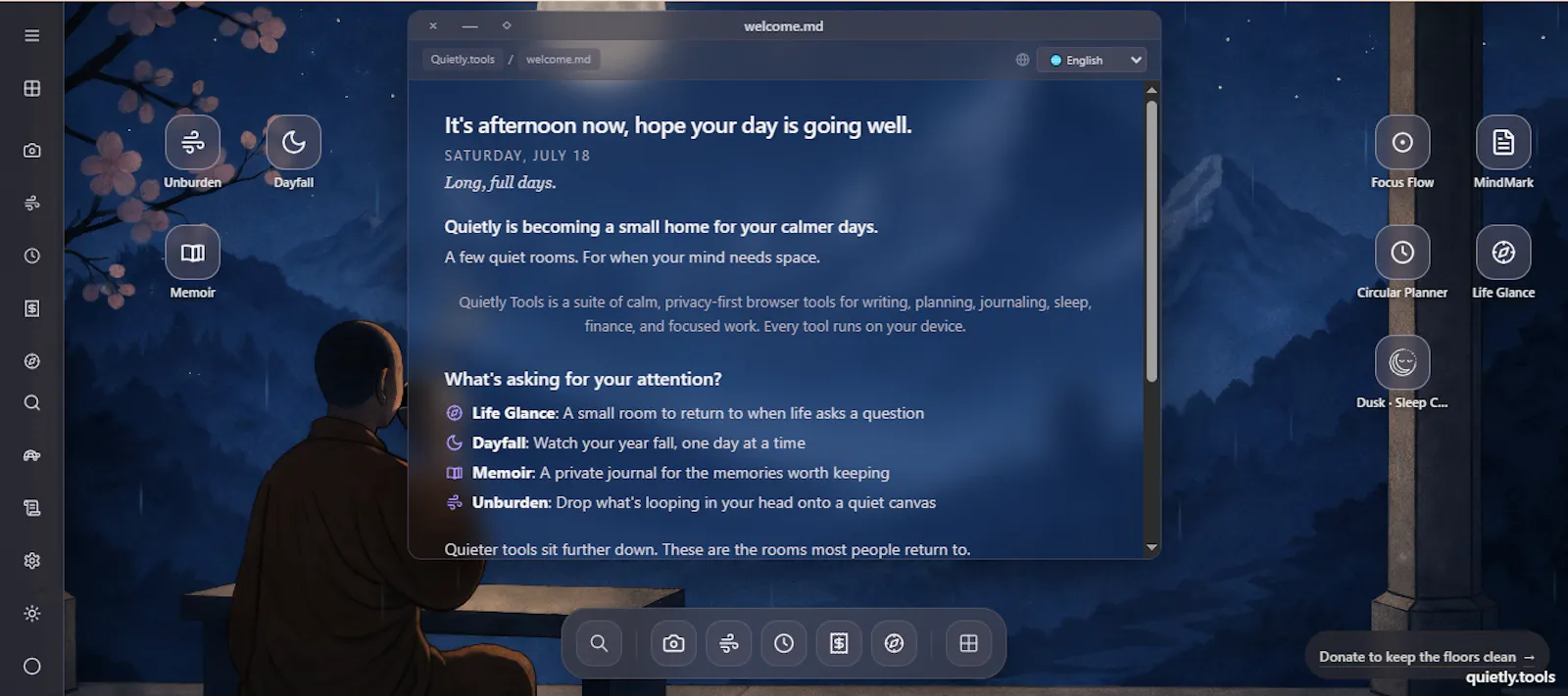 Quietly.tools screenshot 1