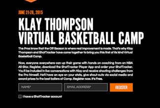 Klay Thompson Virtual Camp by ShotTracker gallery image