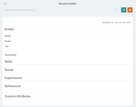 Resume Builder gallery image