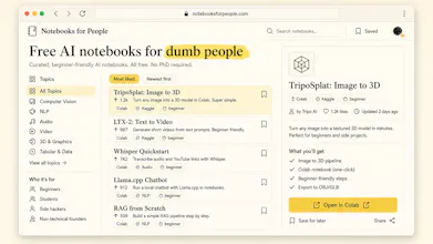 Free AI Notebooks gallery image