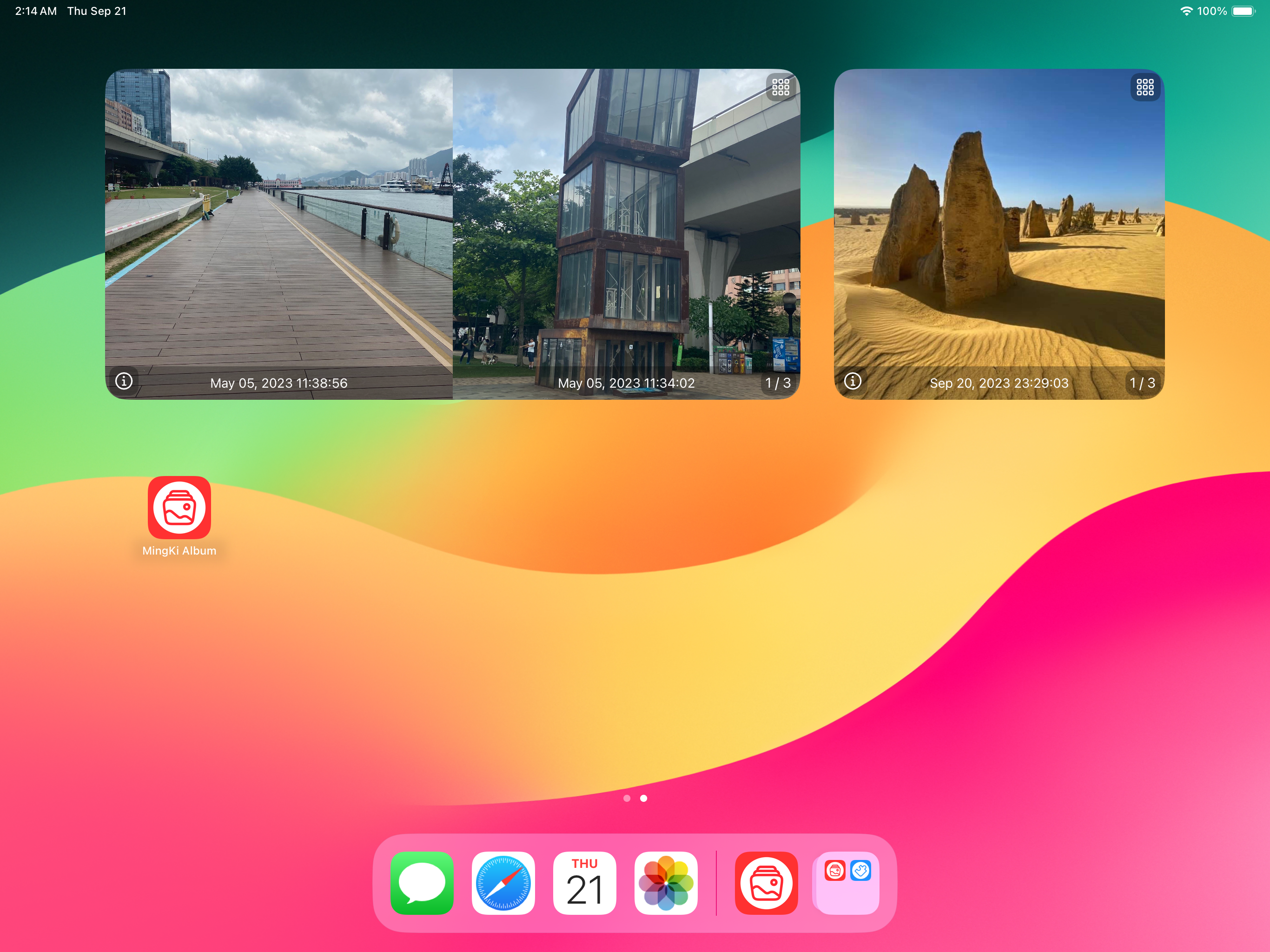 Mingki Album Widgets Medien 3